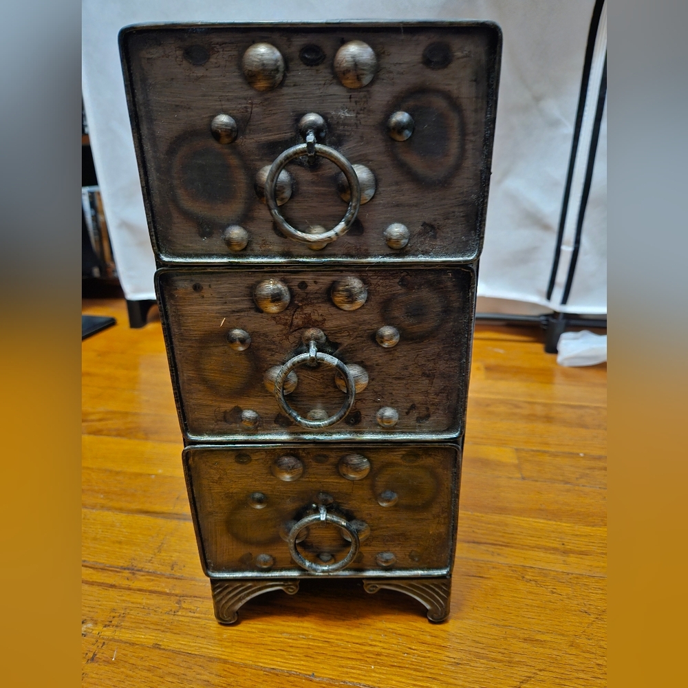 Rustic Metal Drawers